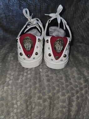 Kurt Geiger Womens Ludo White Fashion Sneakers Shoes EU 41 US Size 10